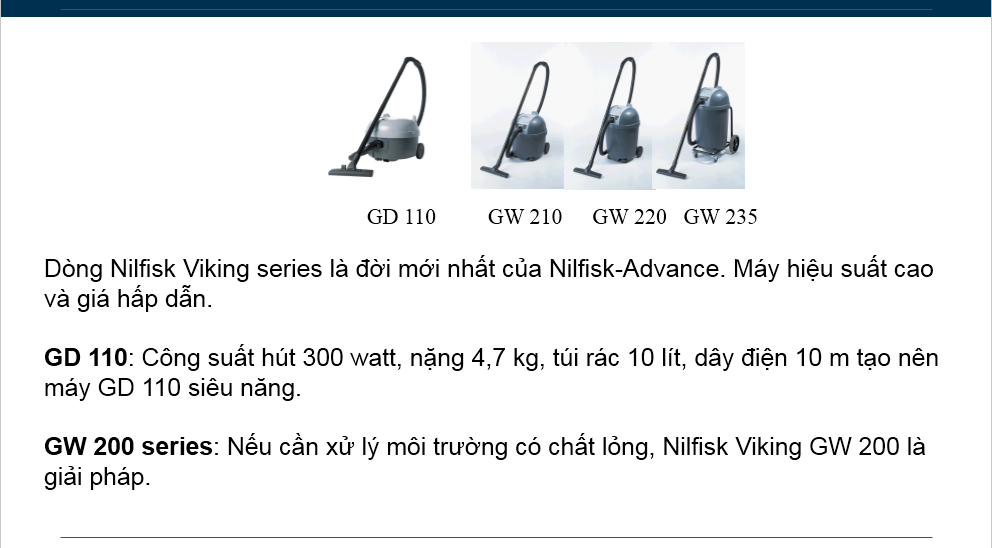 Máy Nilfisk Viking Series: 2